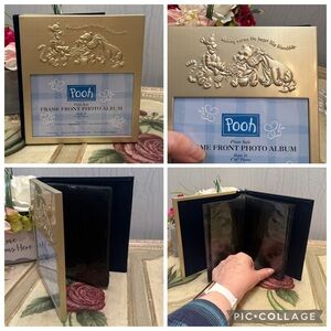 Vintage 1999 Disney POOH Frame Front Photo ALBUM Winnie the Pooh